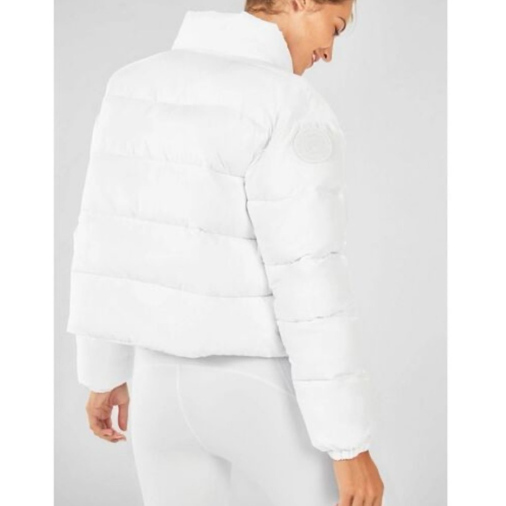Fabletics White Wander Puffer Jacket - image 5
